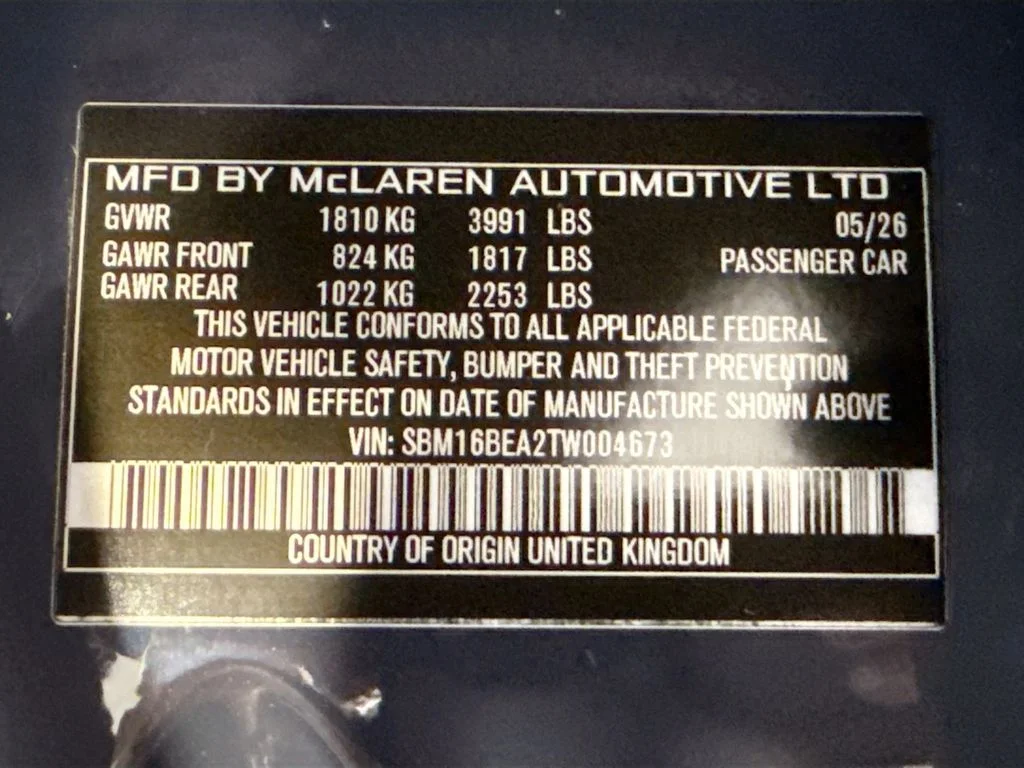 New 2026 Lava Gray McLaren Spider image 27
