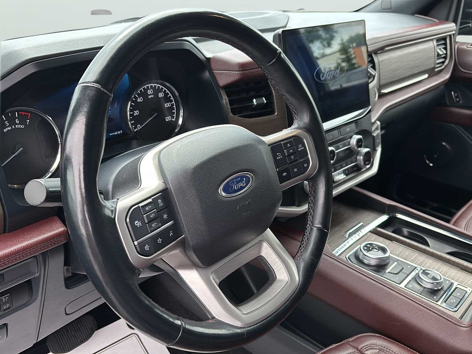 Used 2023 Agate Black Metallic Ford Limited image 13