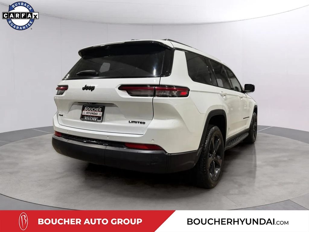 Used 2024 Bright White Clearcoat Jeep Limited image 3