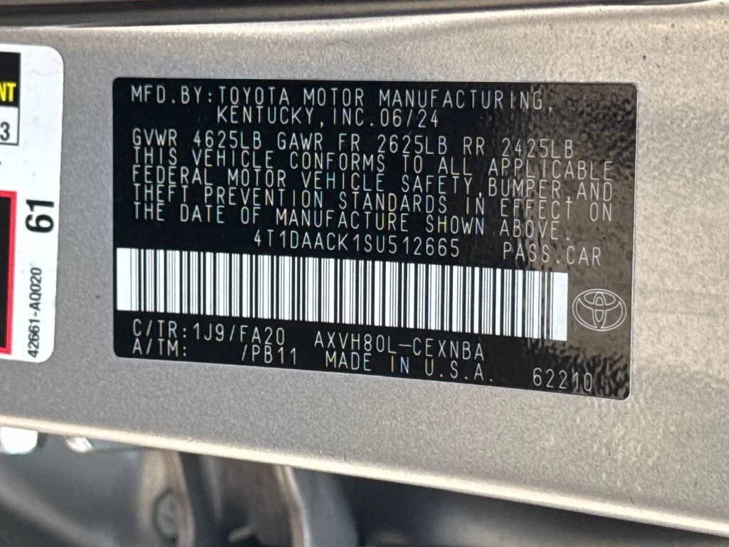 Used 2025 Silver Toyota LE image 47