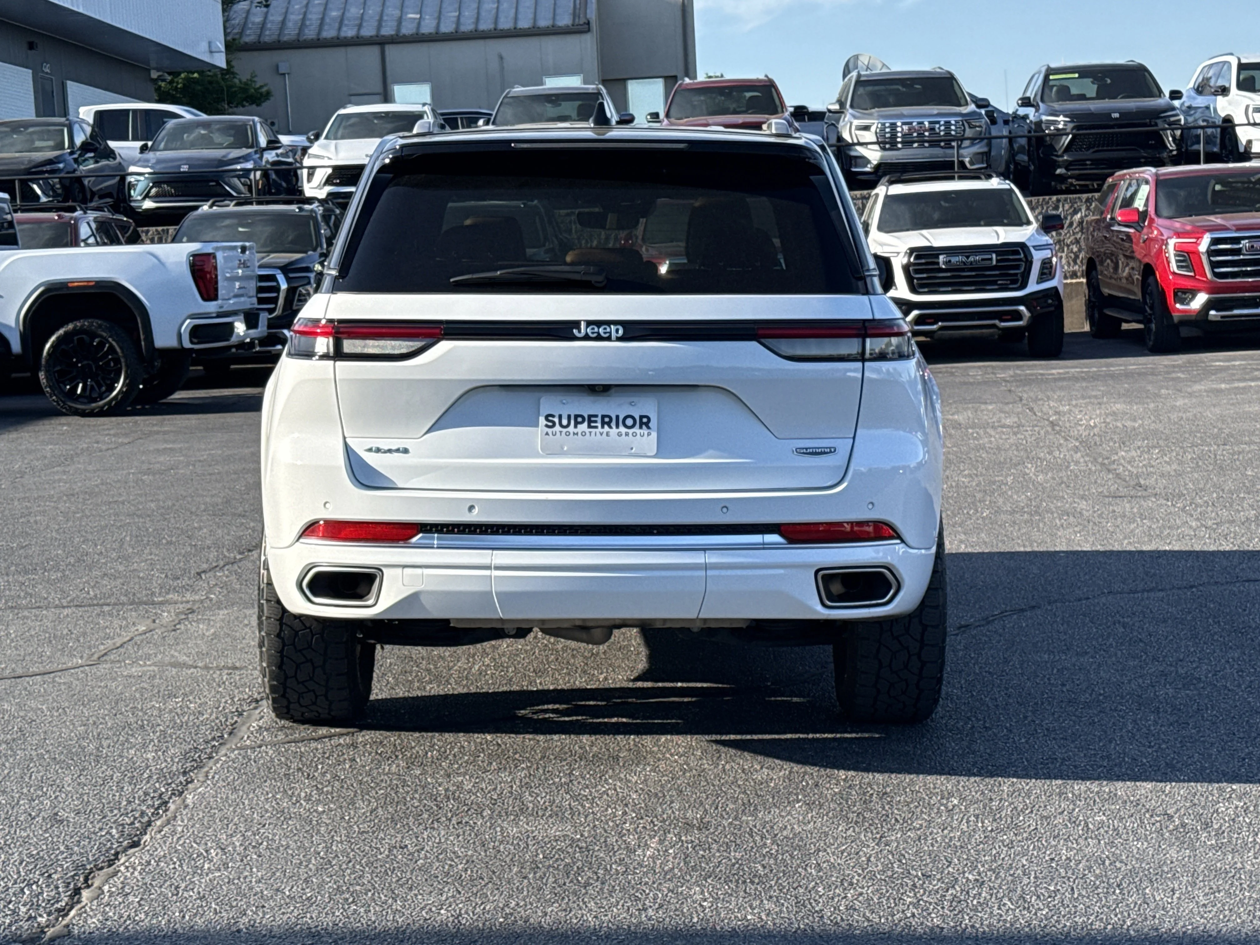Used 2023 Bright White Clearcoat Jeep Summit 4WD image 4