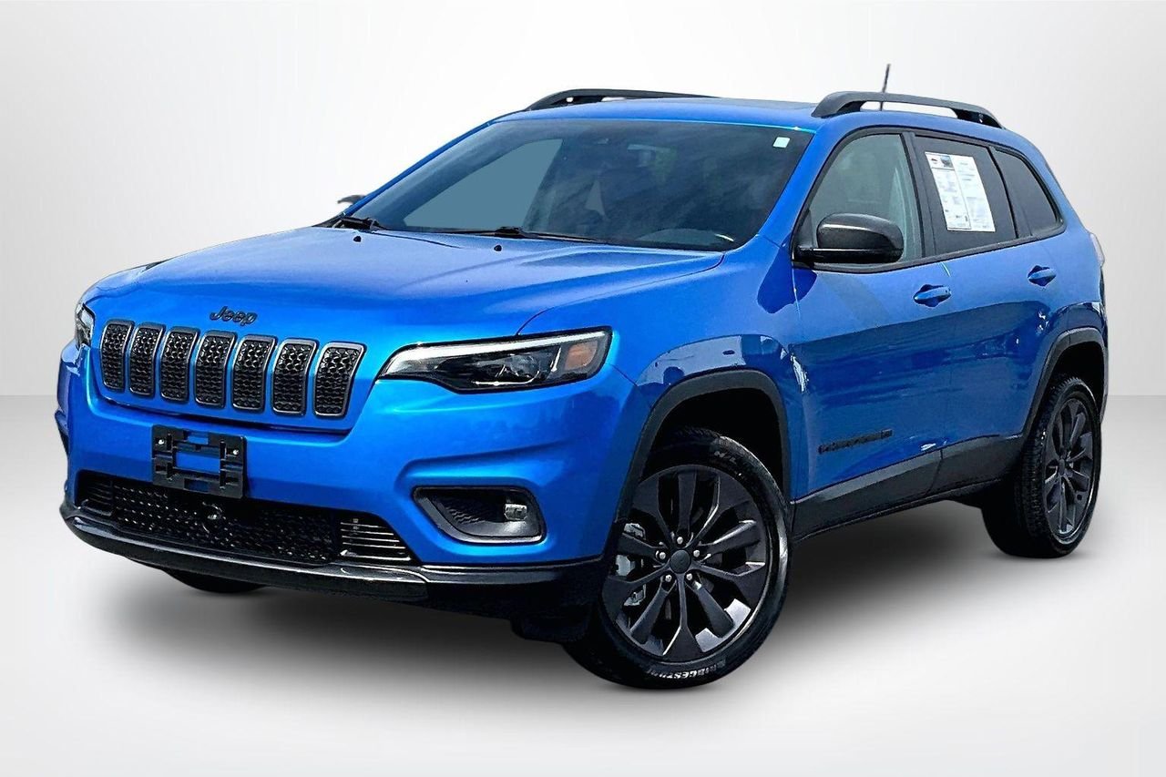 Used 2021 Hydro Blue Pearlcoat Jeep 80th Anniversary 4x4 image 3