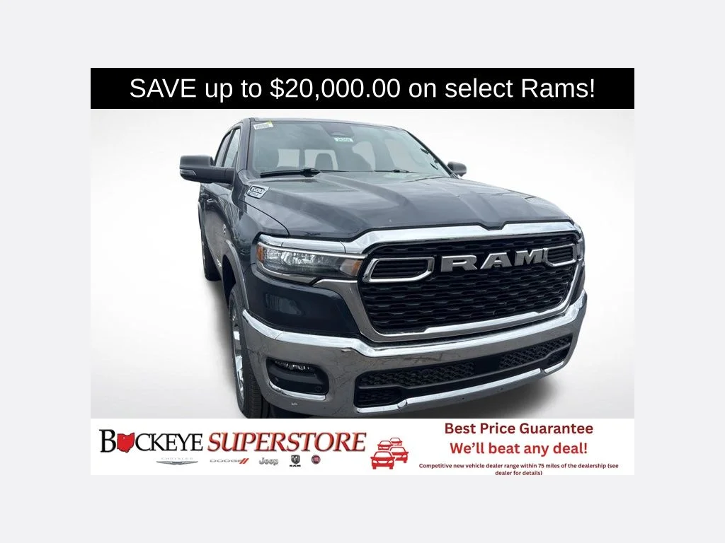 New 2026 Forged Blue Metallic Exterior Paint RAM BIG HORN image 1