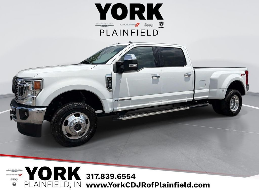 White 2022 Ford F-350 Super Duty Pickup Truck Four-Wheel Drive 10-Speed Automatic