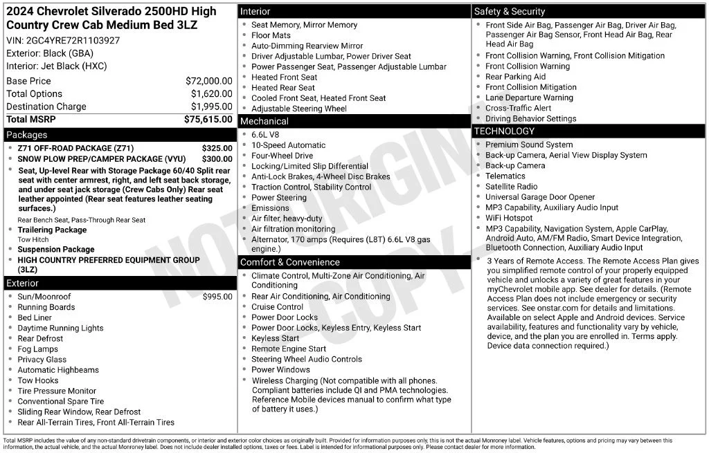 2024 Chevrolet Silverado 2500HD High Country - Photo 78
