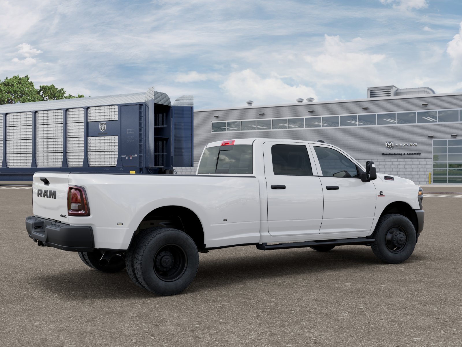 New 2027 Bright White Clear-Coat Exterior Paint RAM Tradesman image 2