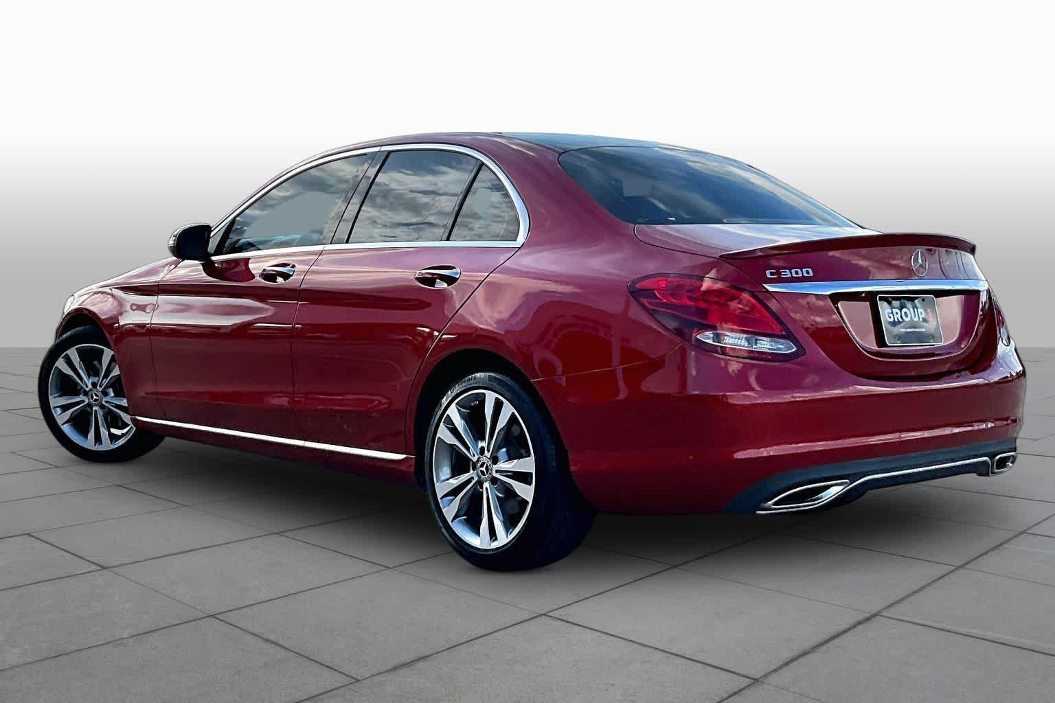 Used 2017 designo Cardinal Red Metallic Mercedes-Benz C 300 image 12