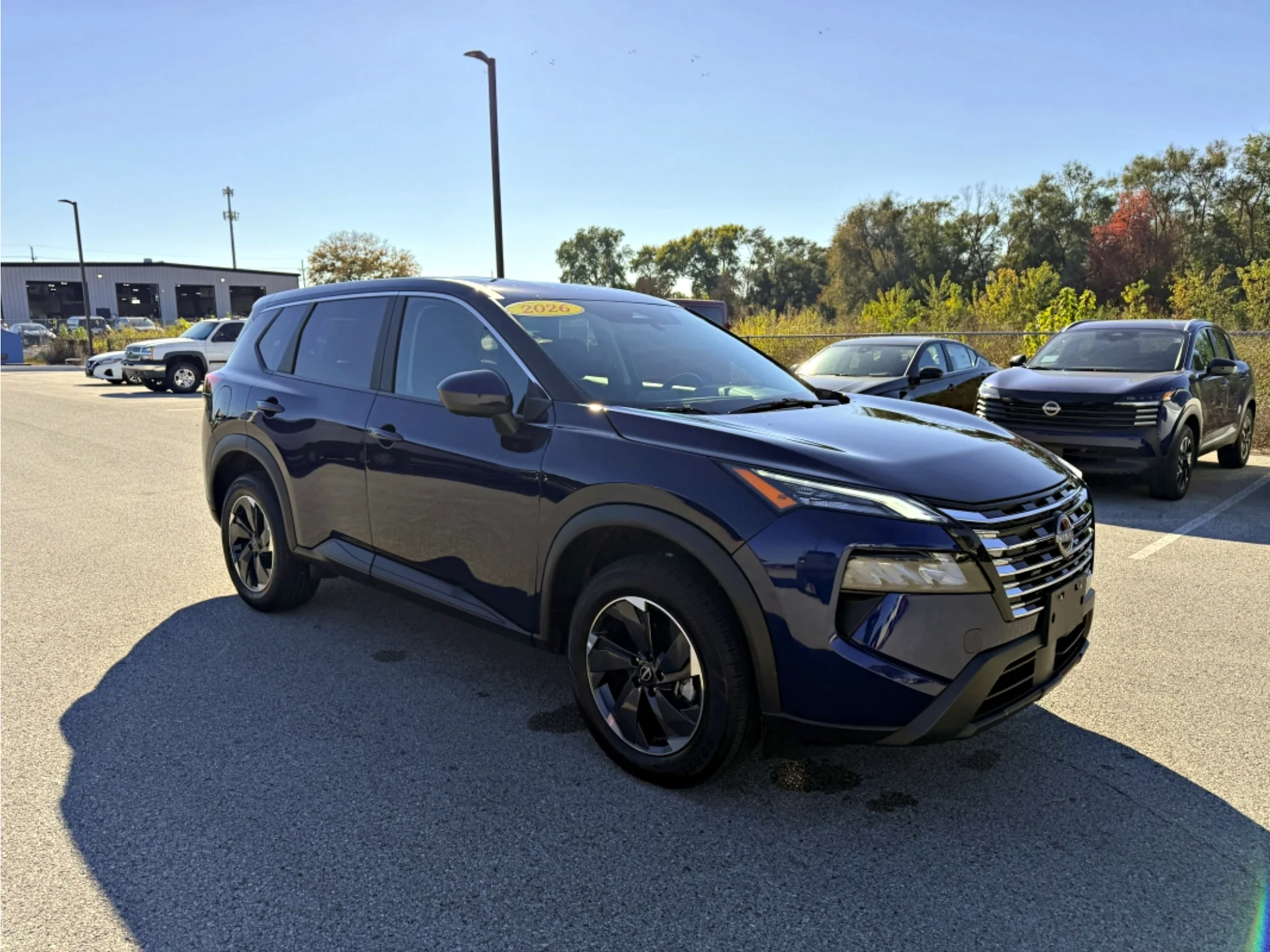 Used 2026 Deep Ocean Blue Pearl Nissan SV image 25