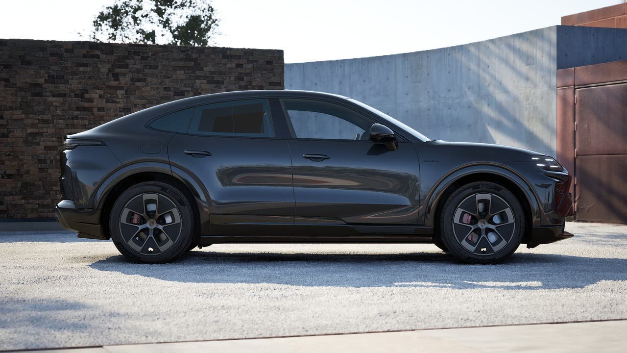 New 2026 Chromite Black Metallic Porsche Turbo Coupe Electric image 6