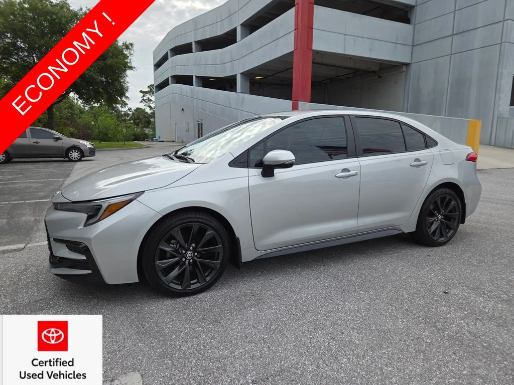 Certified Used 2025 Silver Toyota SE image 3