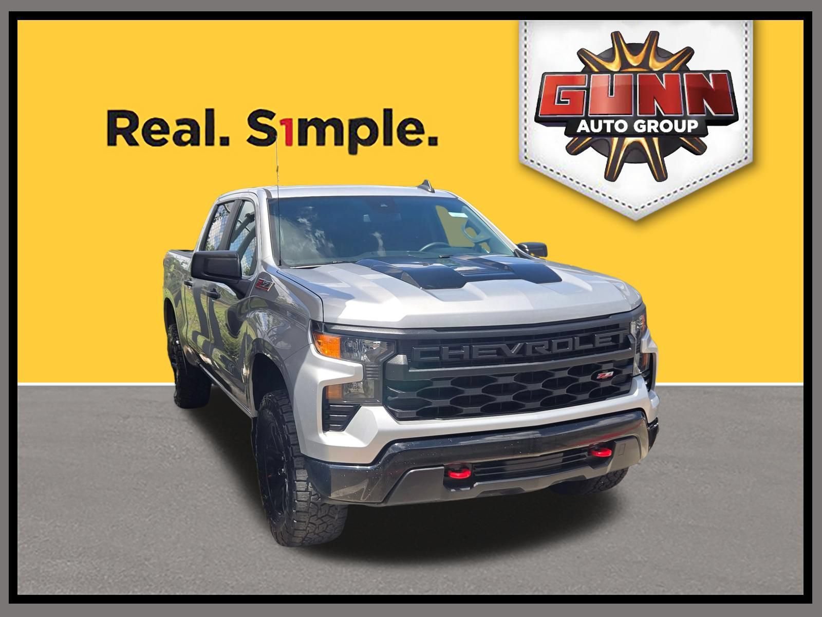 Used 2022 Silver Ice Metallic Chevrolet Custom Trail Boss image 1