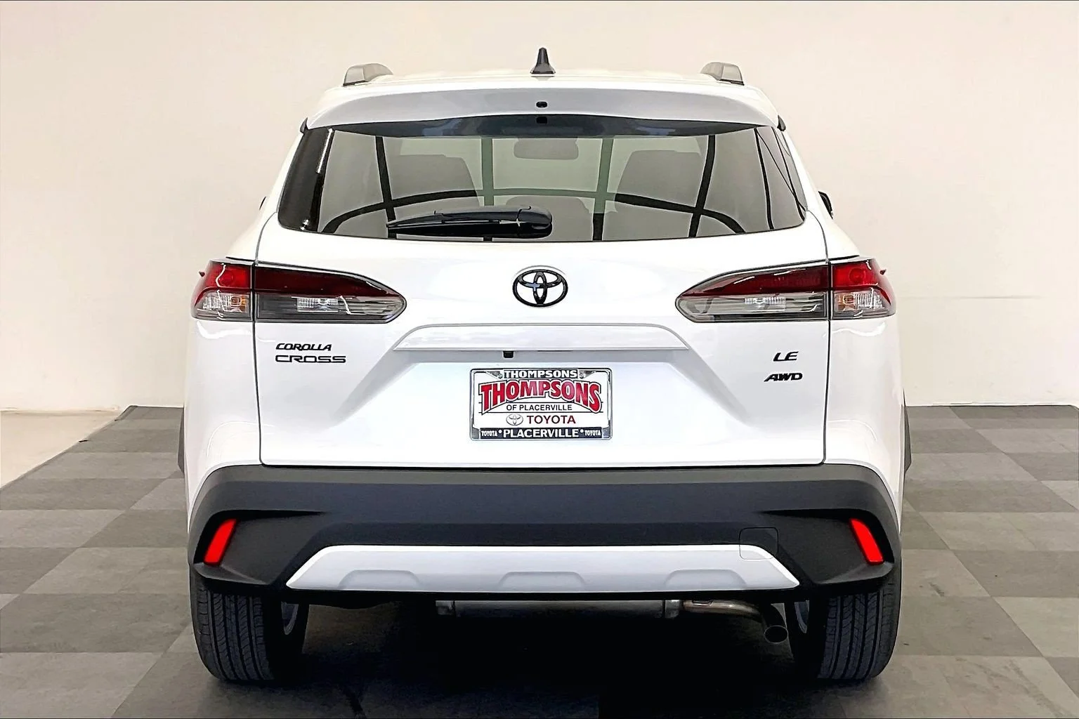 New 2026 Wind Chill Pearl Toyota LE AWD image 3