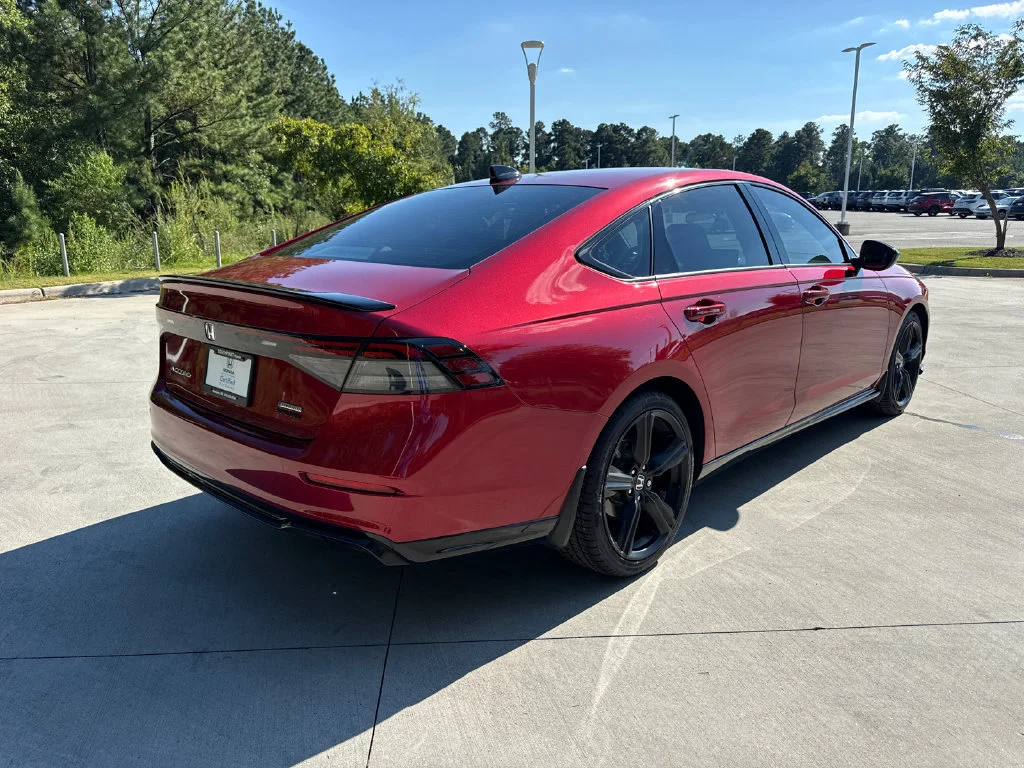 Certified Used 2024 Radiant Red Metallic Honda HYBRID SPORT-L image 9