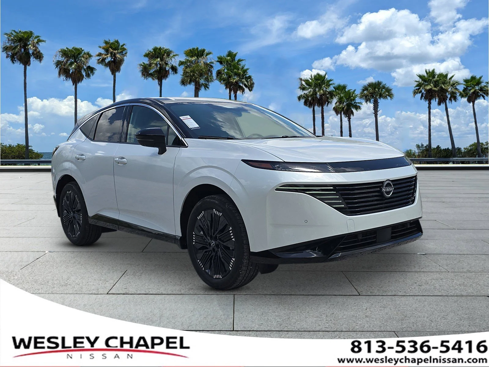 New 2026 Everest White Pearl TriCoat / Super Black Two-tone Nissan Platinum image 1