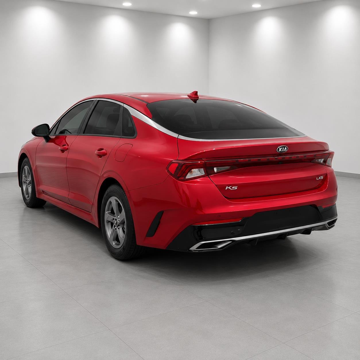 Used 2021 Passion Red Kia LXS image 3