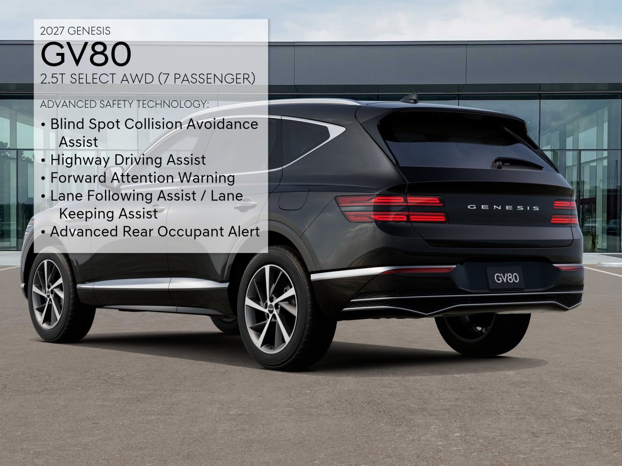 New 2027 Black Genesis 2.5T SELECT image 7