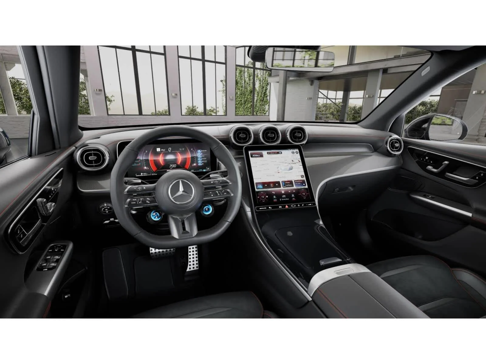 Used 2024 Obsidian Black Metallic Mercedes-Benz AMG® GLC 43 image 3