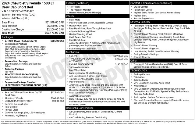 Used 2024 White Chevrolet LT image 54
