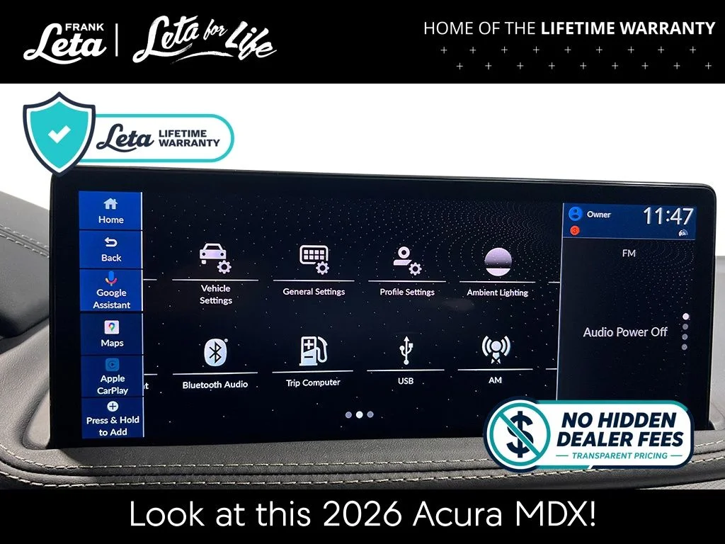 New 2026 Black Acura A-Spec Advance Package image 24