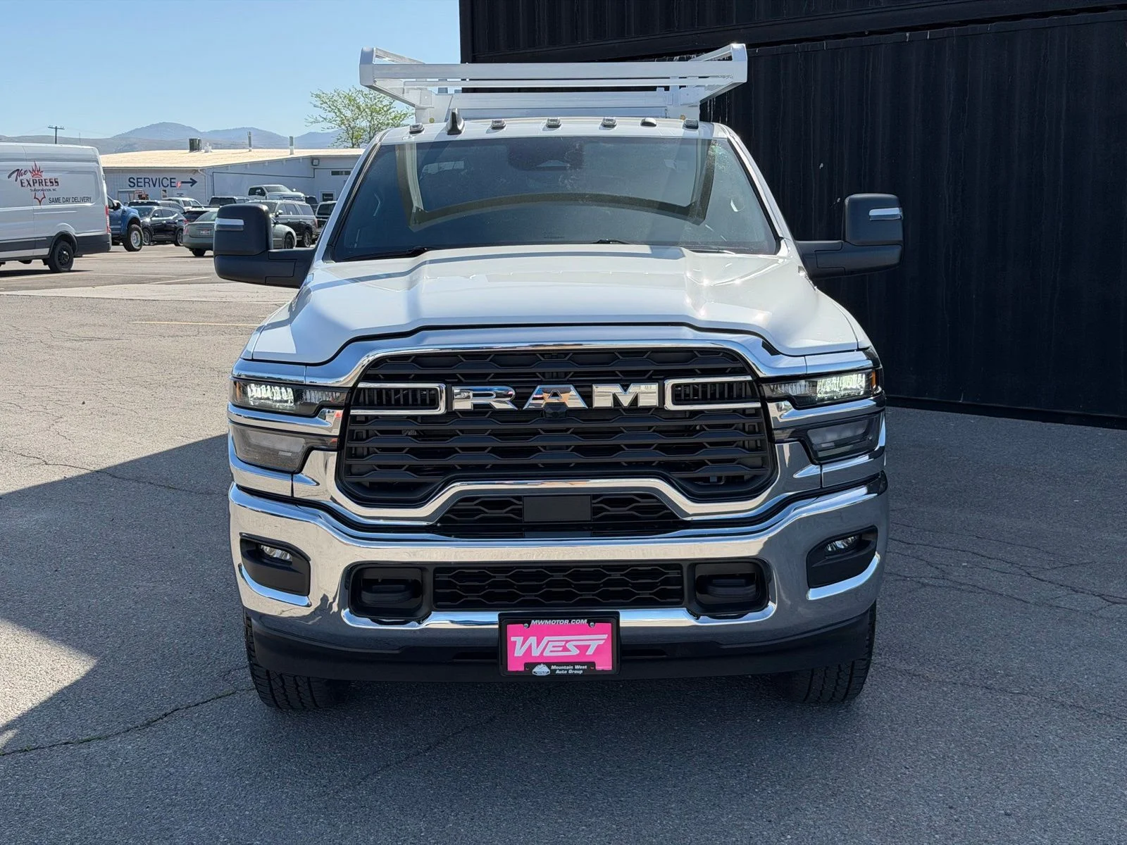 New 2026 Bright White Clear-Coat Exterior Paint RAM Tradesman image 3