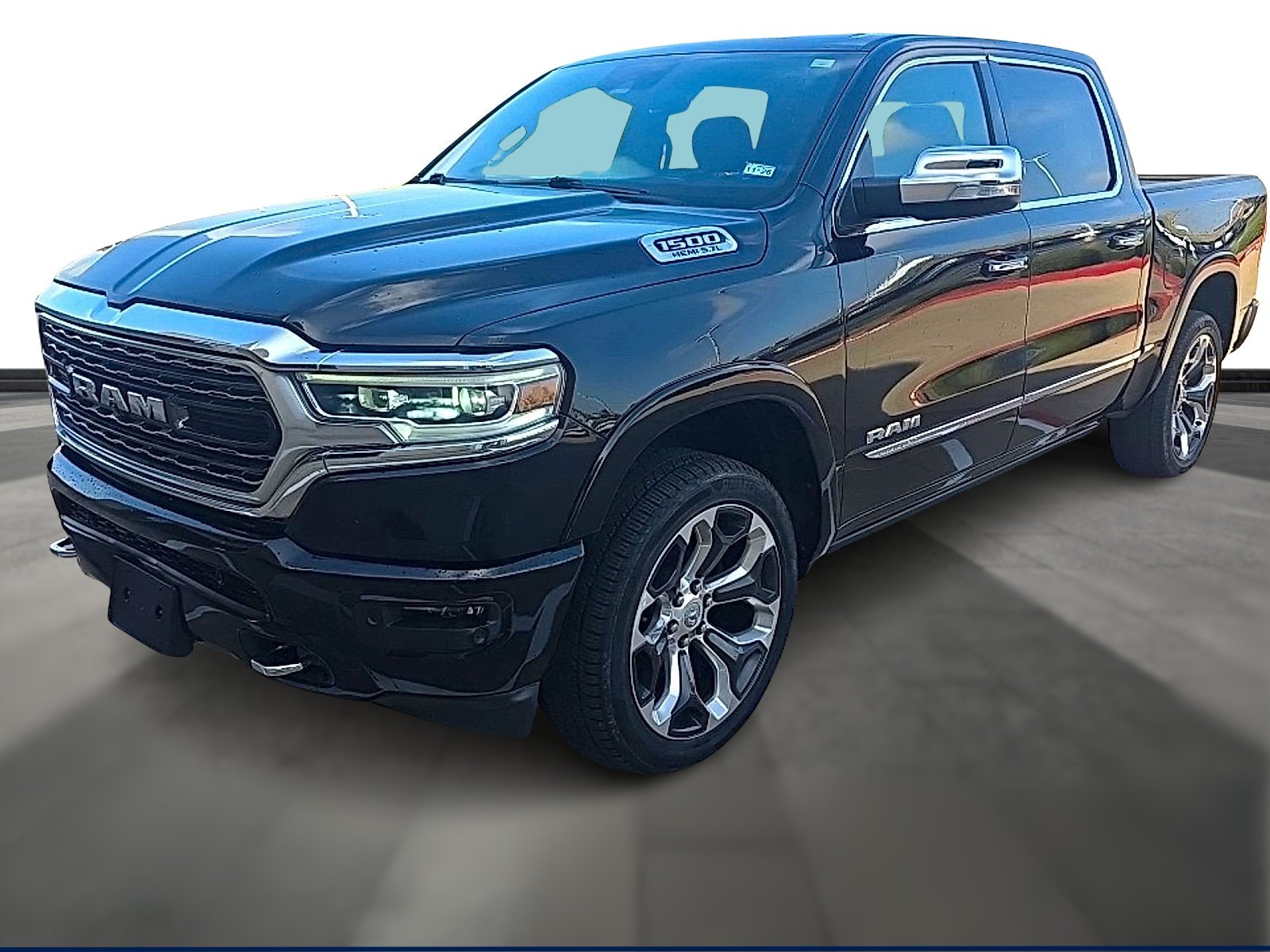 Used 2019 Diamond Black Crystal Pearlcoat Ram Limited Crew Cab 4x2 5
