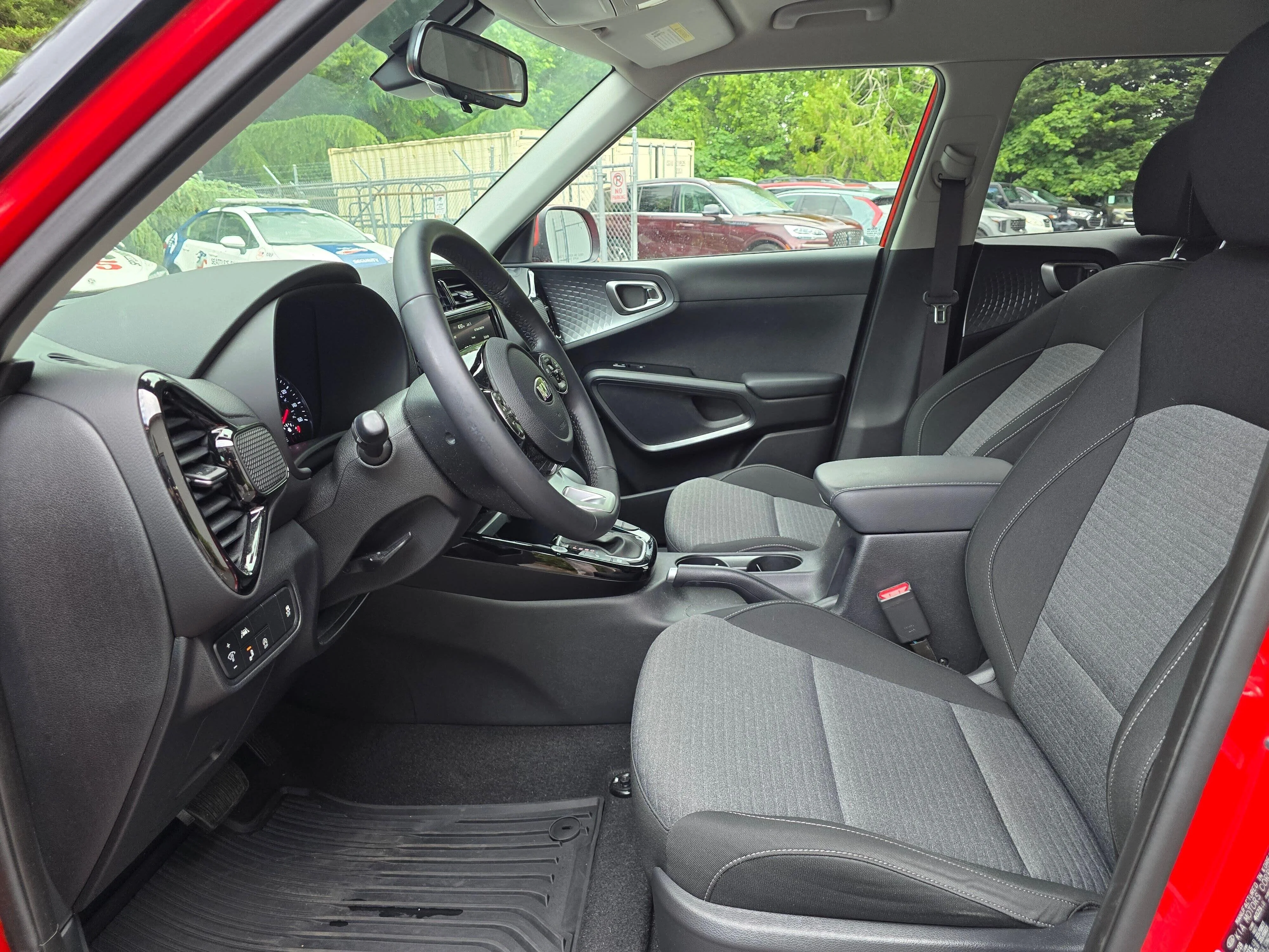 Used 2020 Inferno Red Kia EX image 8