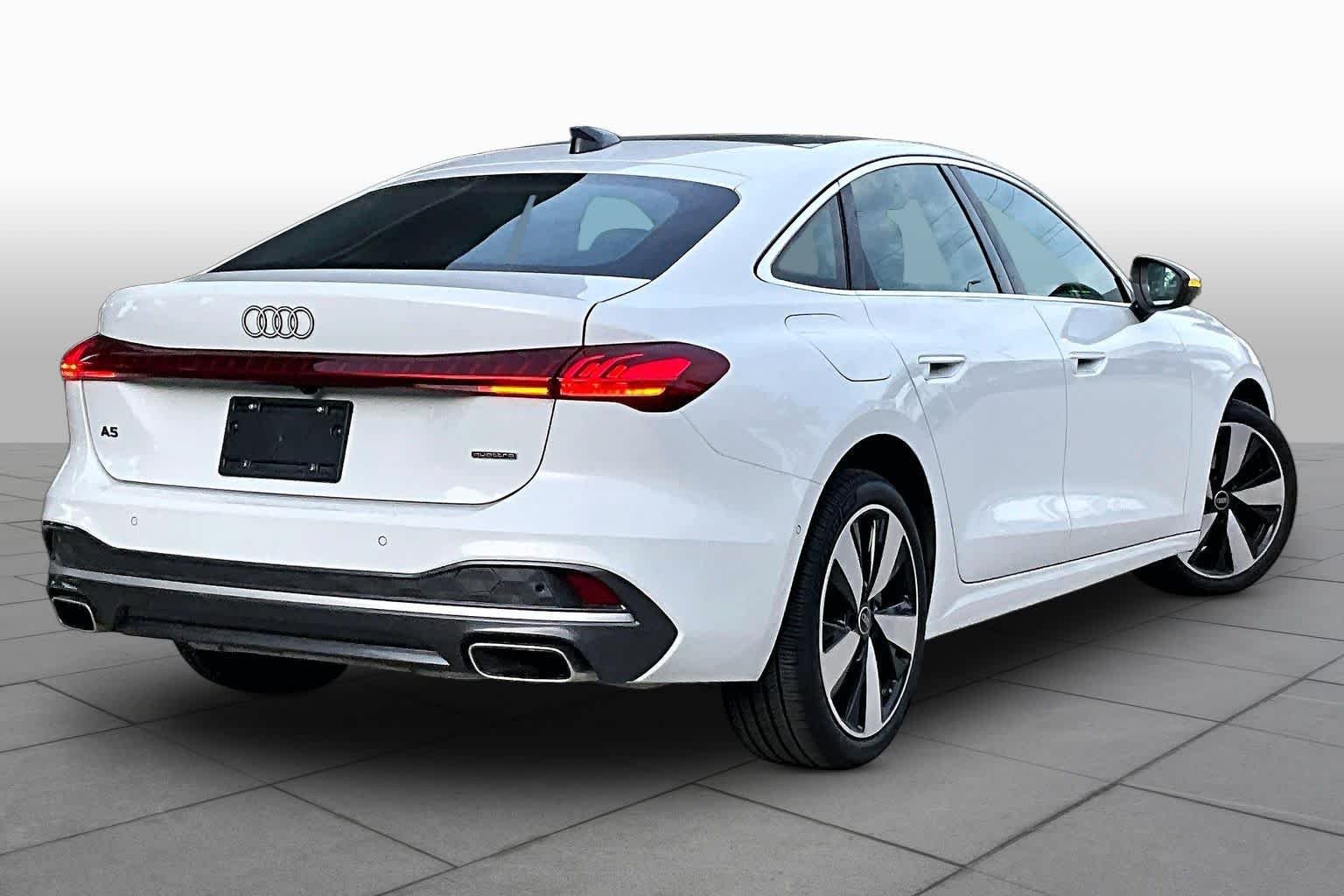 Used 2025 Glacier White Metallic Audi Premium Plus image 12