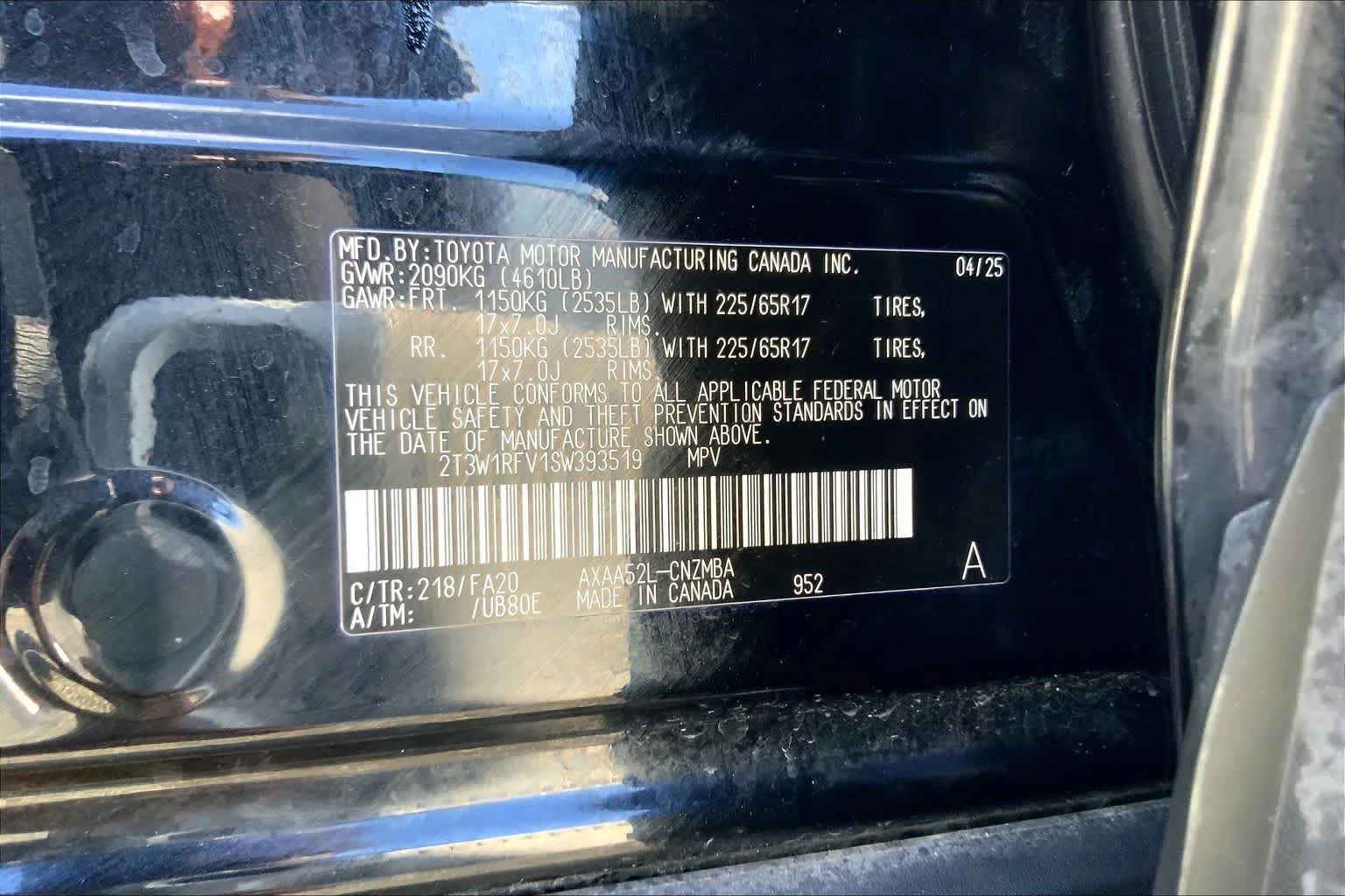 Used 2025 Midnight Black Metallic Toyota XLE image 36