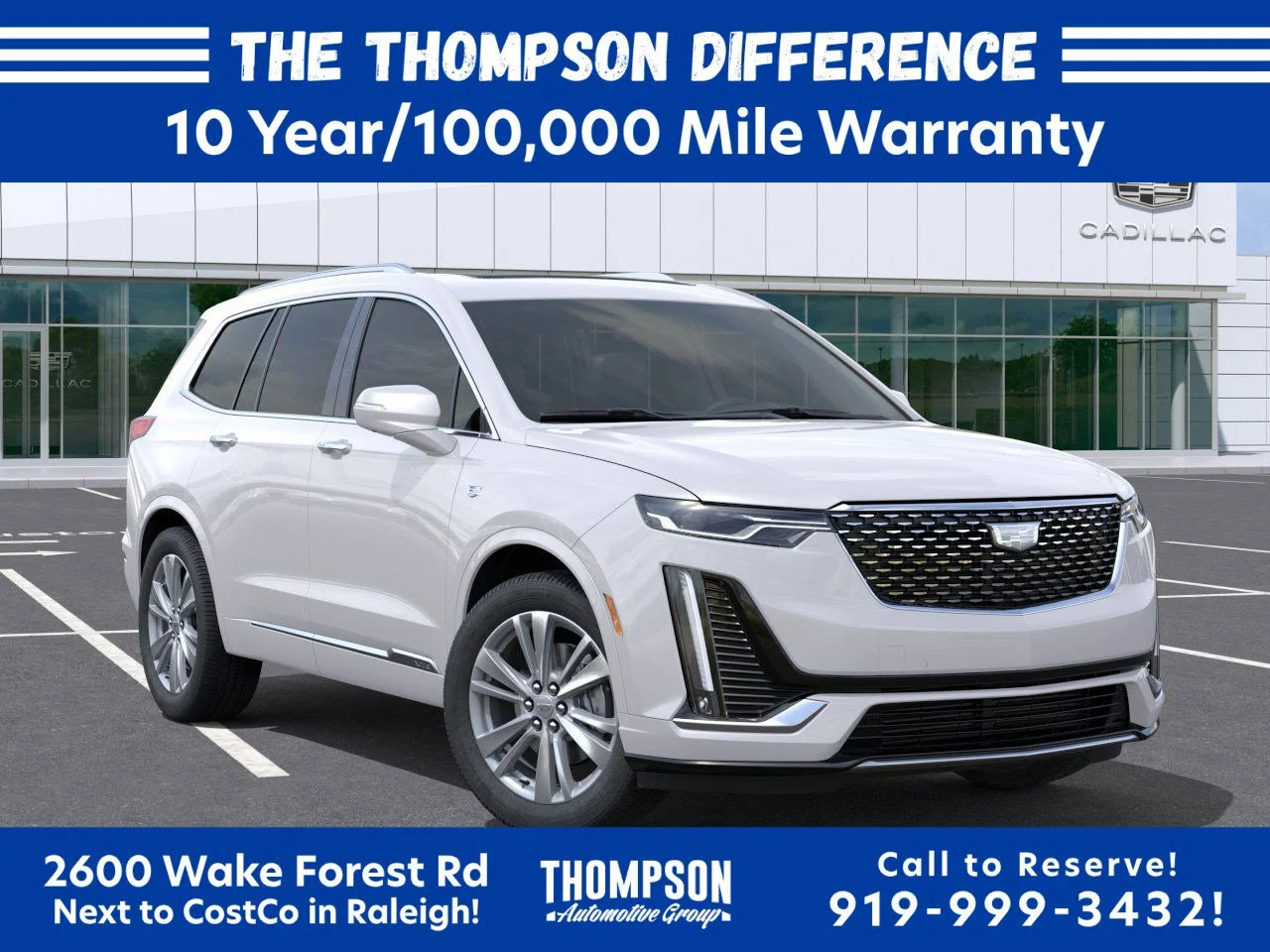 Used 2025 Crystal White Tricoat Cadillac Premium Luxury image 7