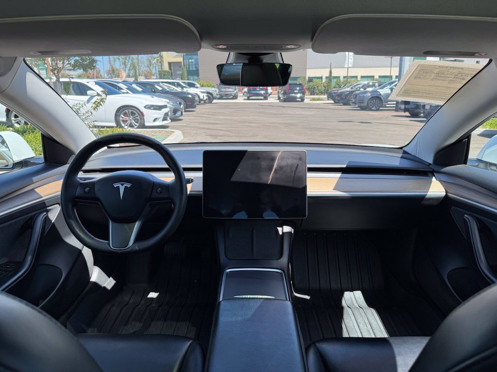 Used 2023 Pearl White Multi-Coat Tesla Base image 11