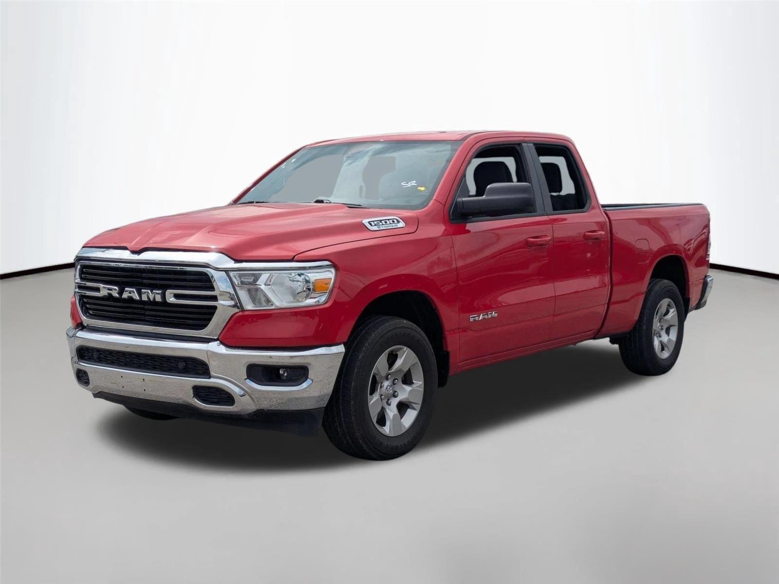 Used 2022 Flame Red Clearcoat Ram Big Horn image 1