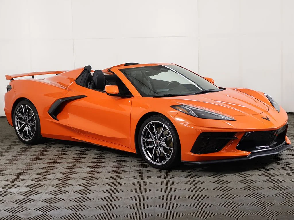 Used 2025 Orange Chevrolet Stingray image 56