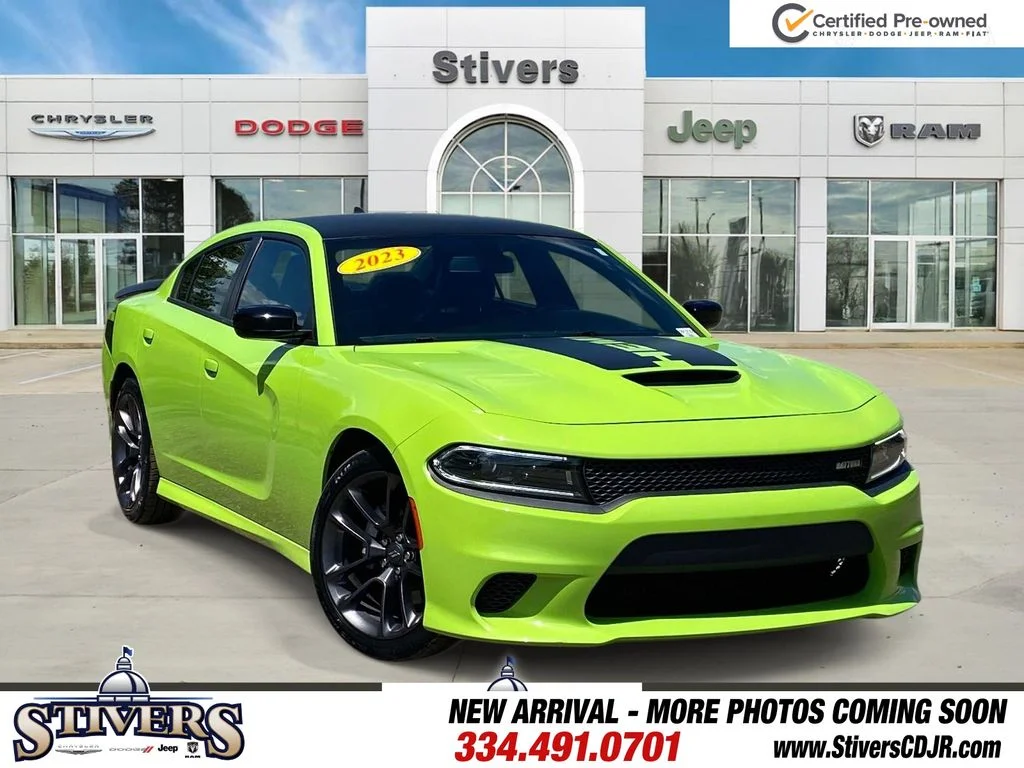 Certified Used 2023 Green Dodge R/T image 1