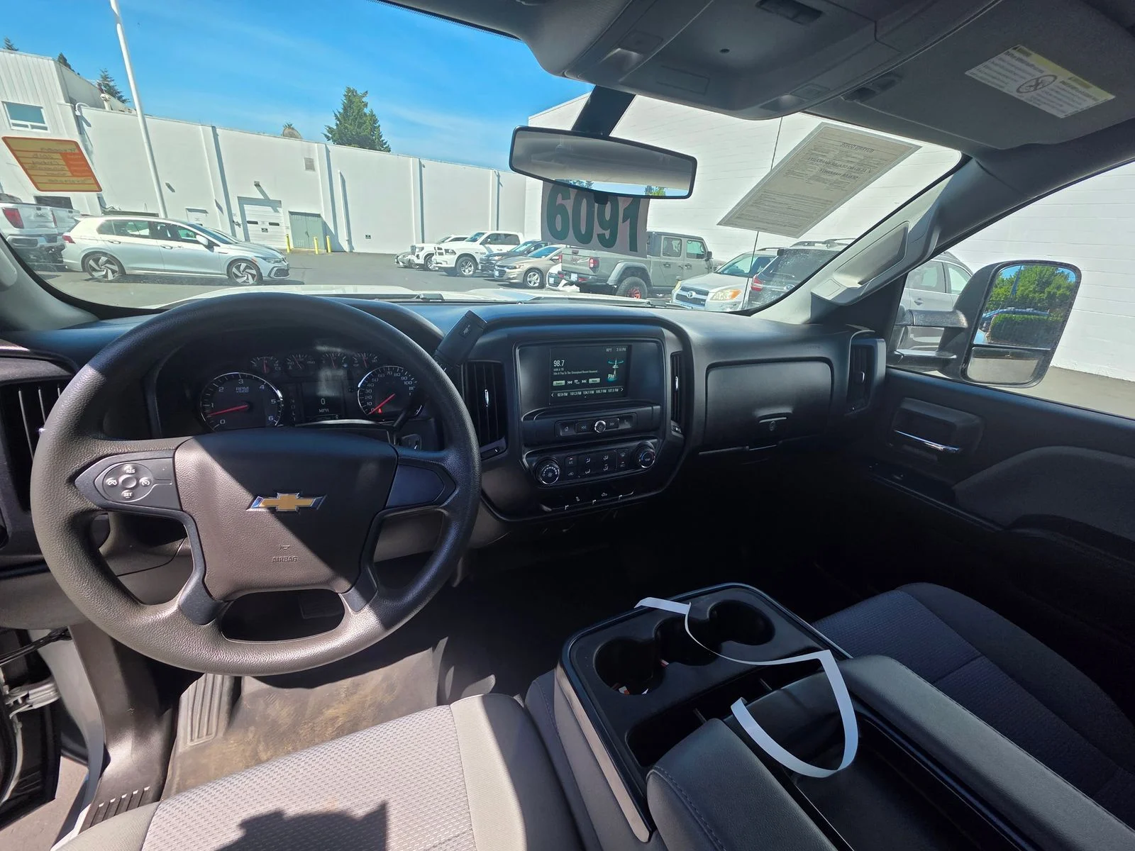 Used 2018 Silver Ice Metallic Chevrolet Work Truck image 12