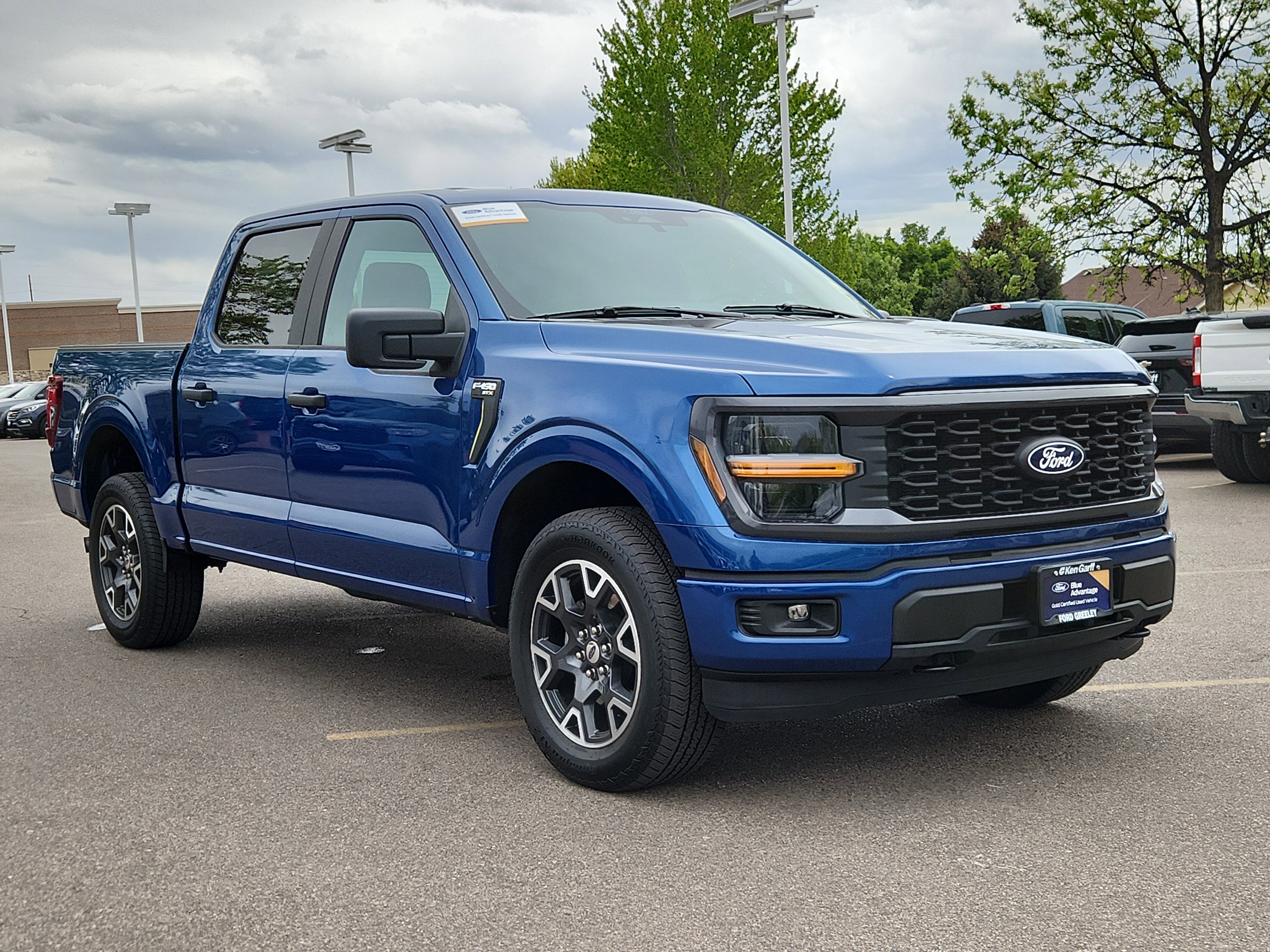 Certified Used 2024 Atlas Blue Metallic Ford STX image 4
