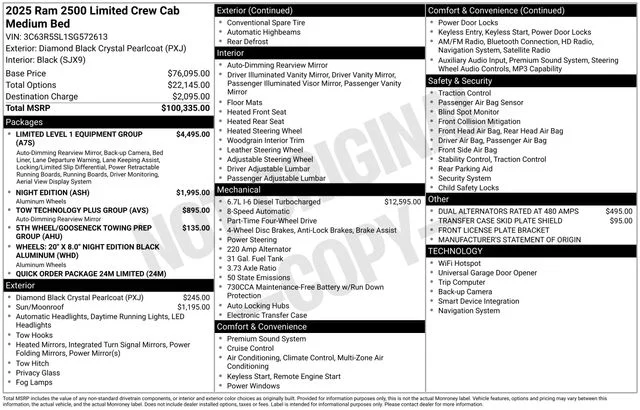 Used 2025 Black Ram Limited image 30