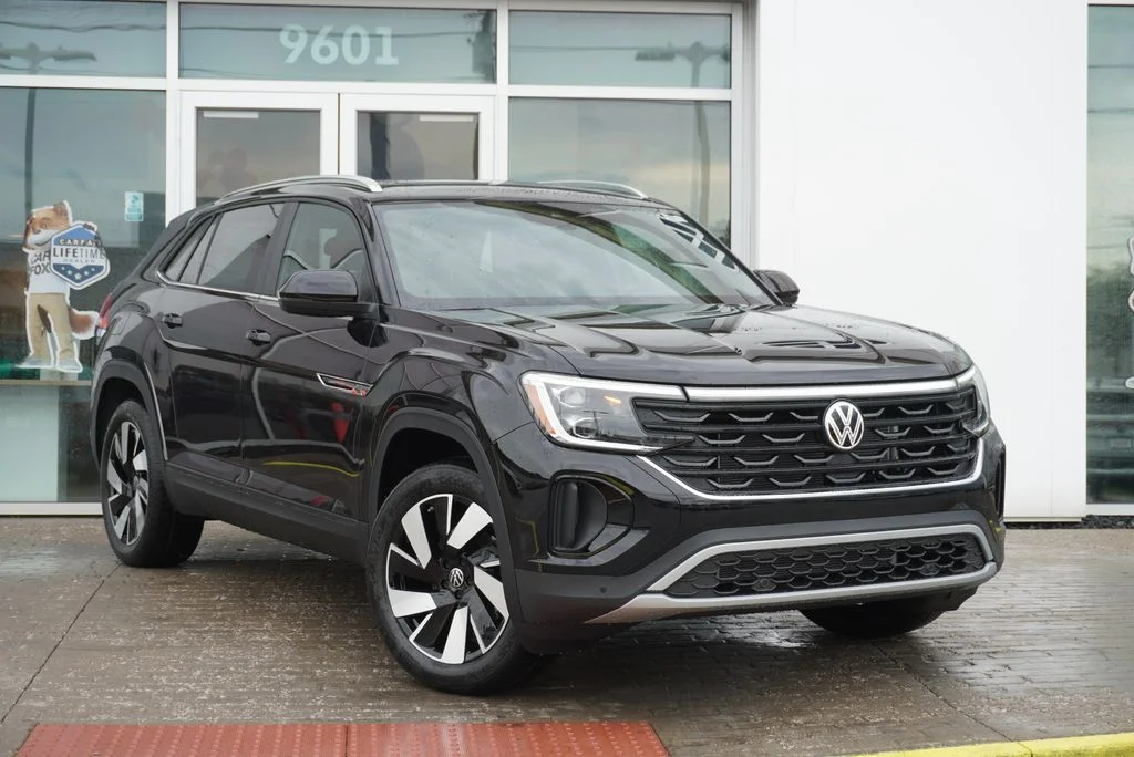 New 2026 Black Volkswagen SE w/Technology image 3