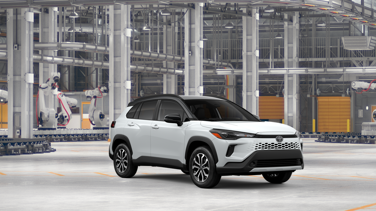 New 2026 Wind Chill Pearl with Jet Black roof Toyota Hybrid SE image 23