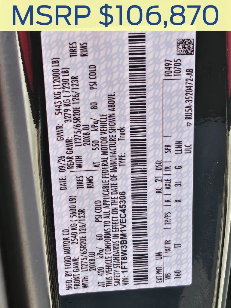 New 2027 Agate Black Metallic Ford F-350® Platinum® image 41