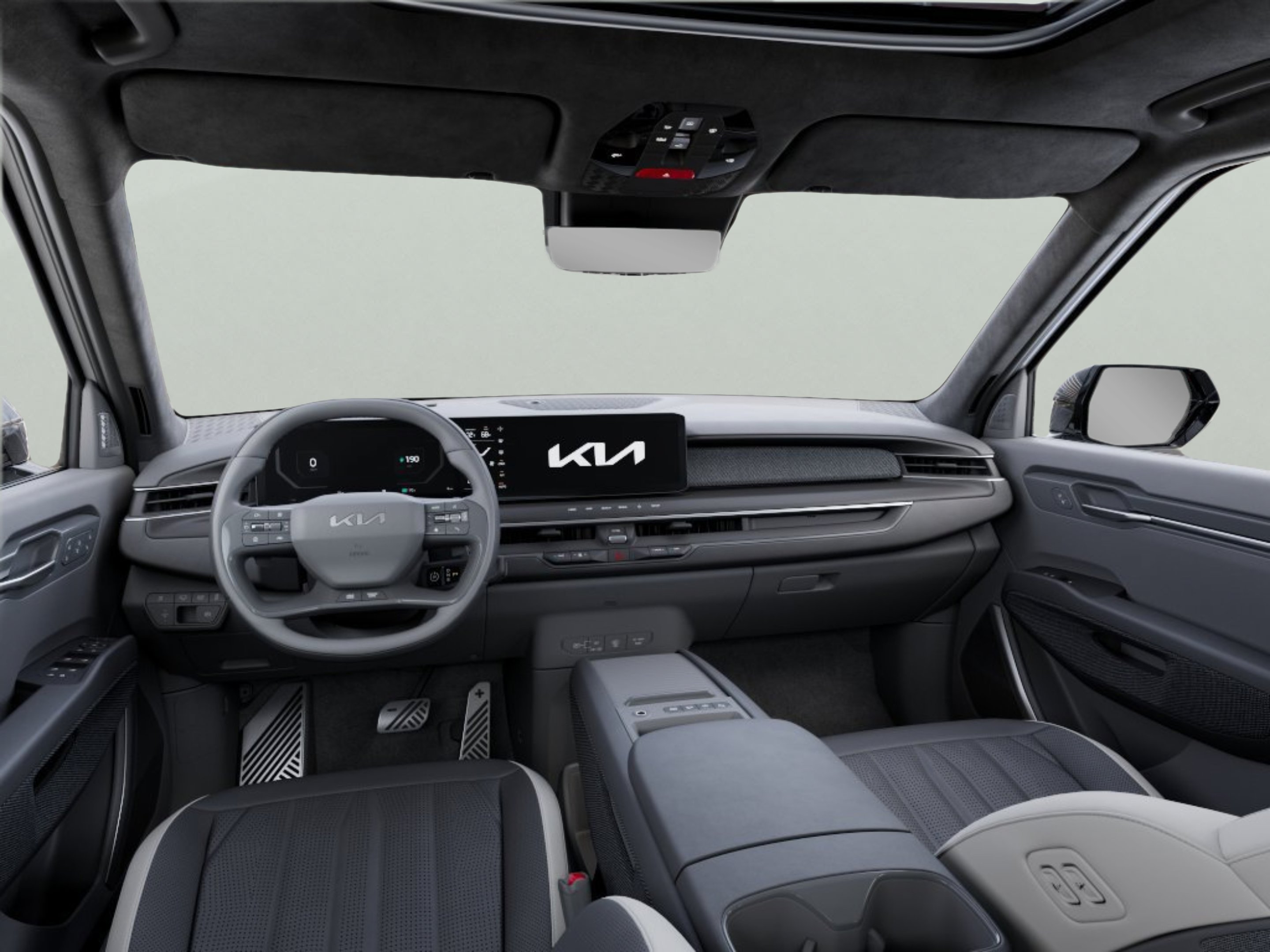 New 2026 Glacial White Pearl/Ebony Black Roof Kia GT-Line image 9