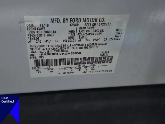 Used 2019 White Ford XLT image 37
