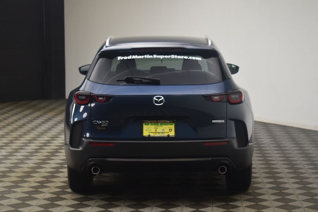 Used 2024 Ingot Blue Metallic Mazda 2.5 S Preferred Package AWD image 8