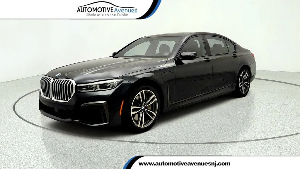 Used 2020 Black Sapphire Metallic BMW 745e xDrive iPerformance Plug-In Hybrid w/ M Sport & B&W Audio image 1