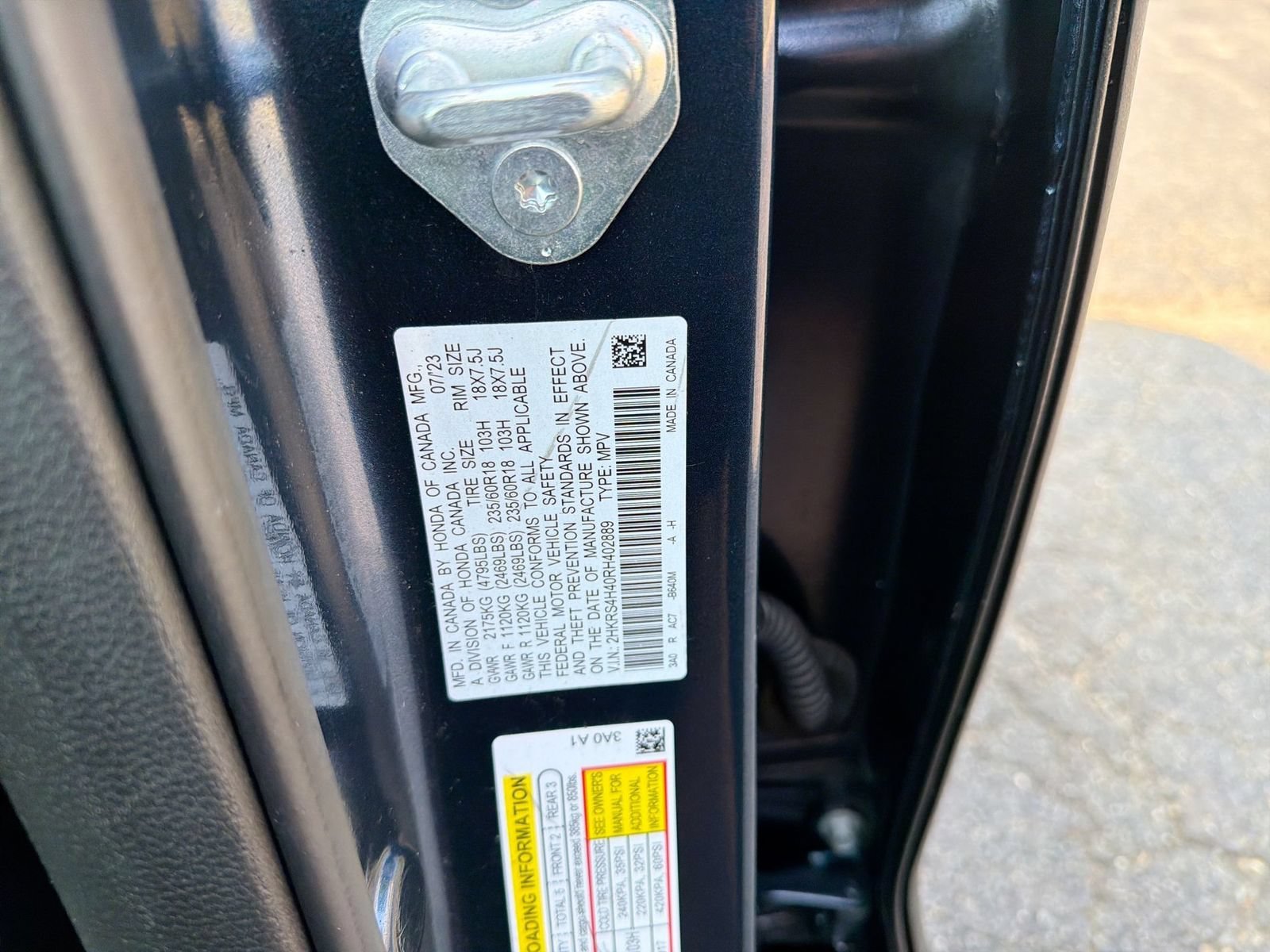 Certified Used 2024 Canyon River Blue Metallic Honda EX image 70