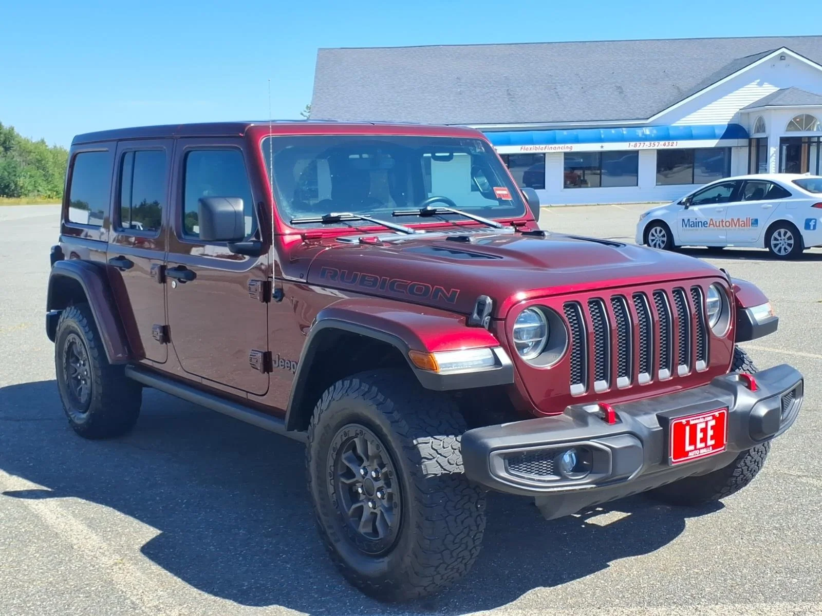 Used 2021 Snazzberry Pearlcoat Jeep Unlimited Rubicon image 3
