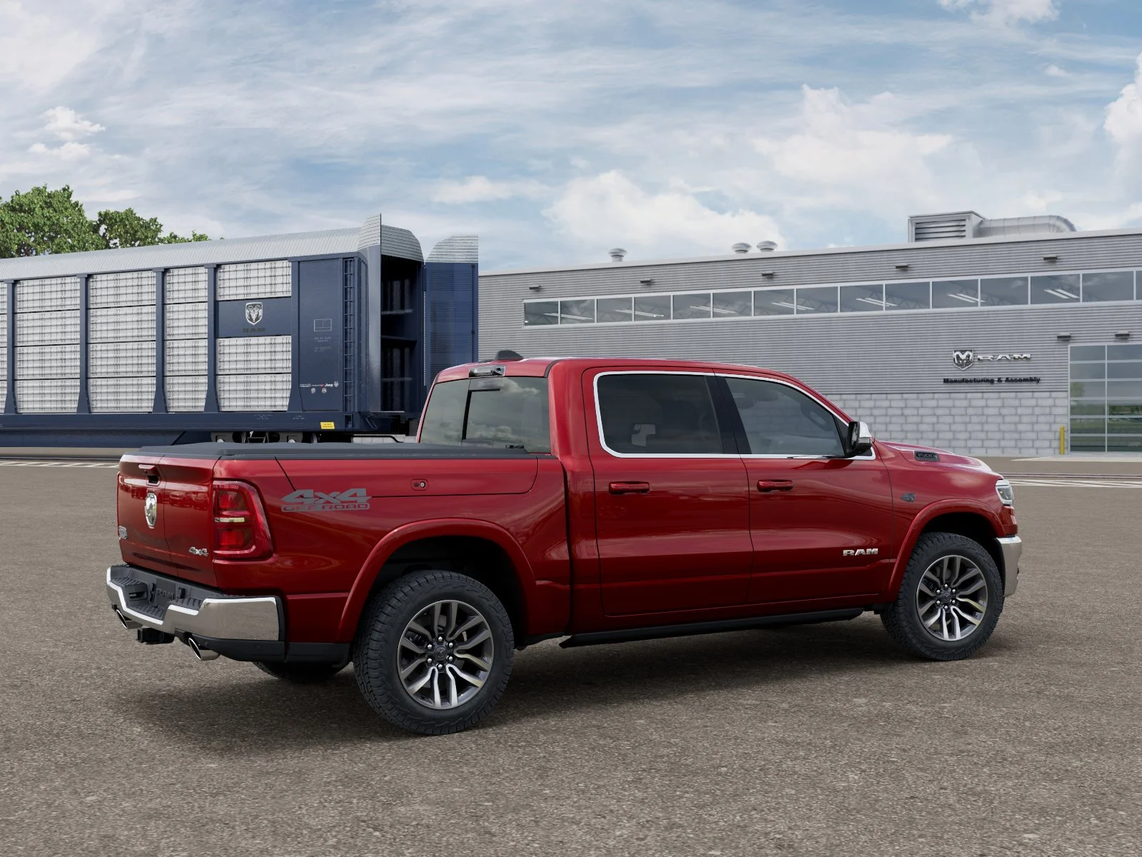 New 2027 Molten Red Pearl-Coat Exterior Paint RAM Limited image 2
