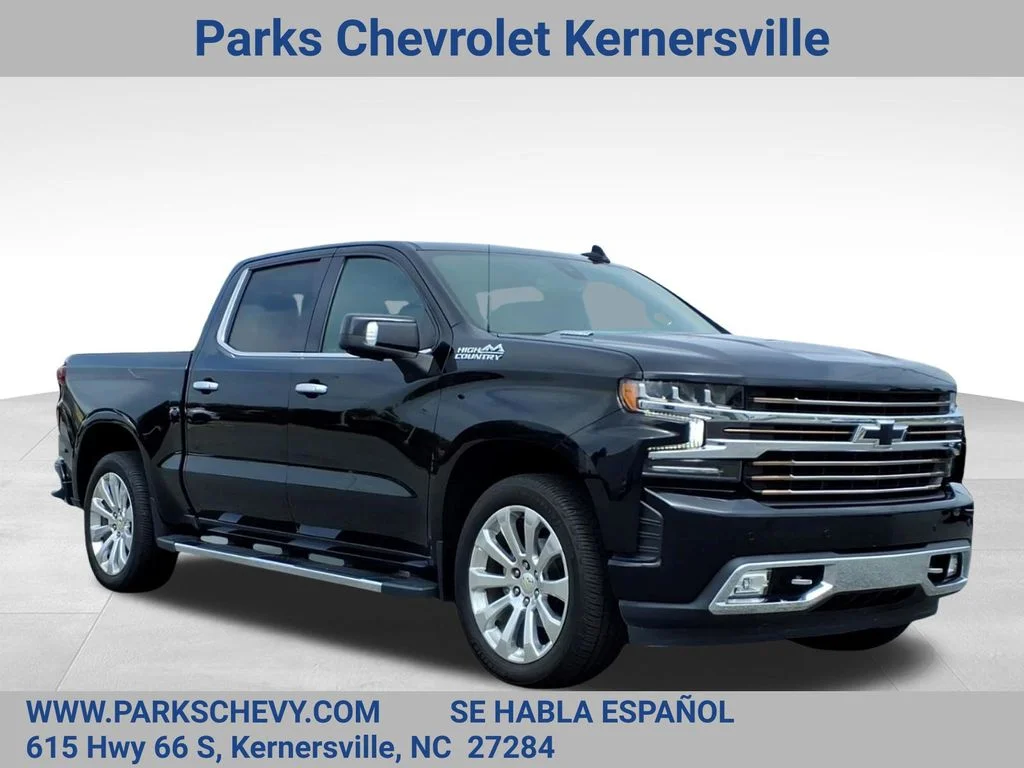 Certified Used 2021 Black Chevrolet High Country image 1