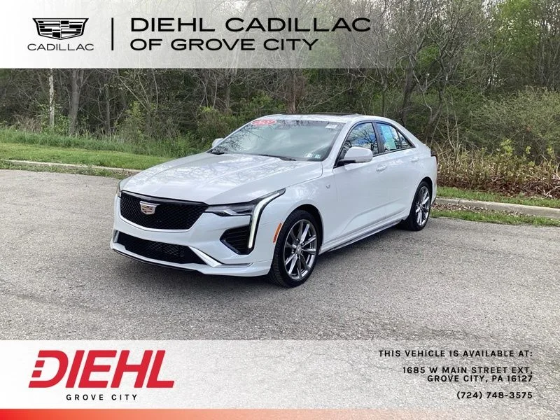 Used 2021 White Cadillac Sport image 3