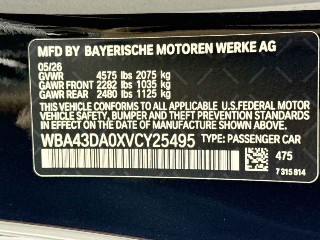 New 2027 Black Sapphire Metallic BMW 430i image 32