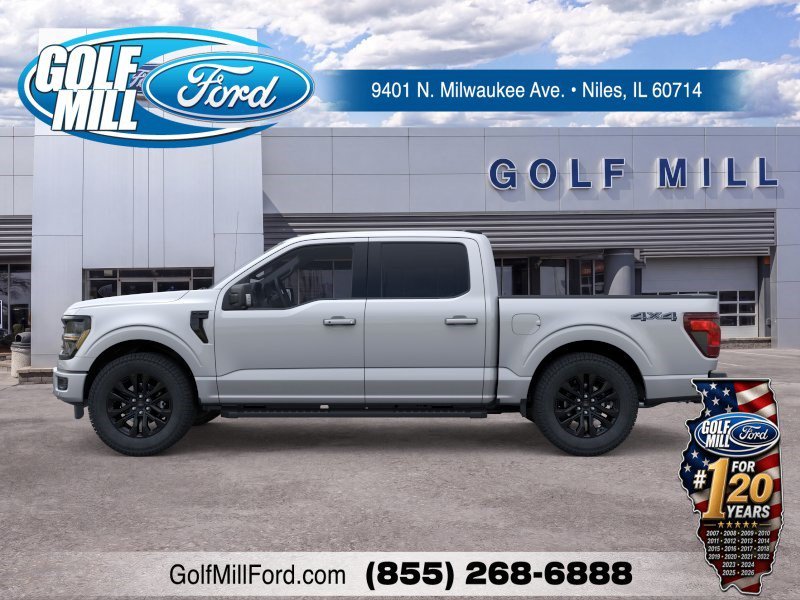 New 2026 Iconic Silver Metallic Ford XLT image 3